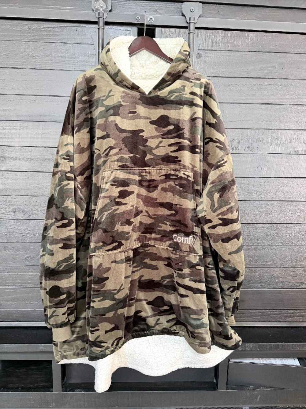 The COMFY Original Camo Blanket Hoodie